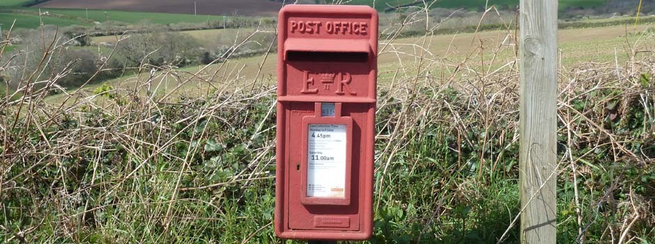 red post box