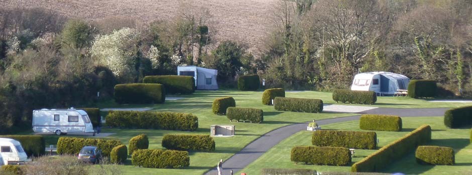 individually hedged pitches on the top area of the Park