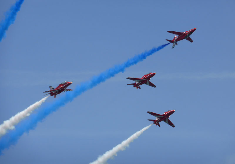 the Red Arrows in Falmouth