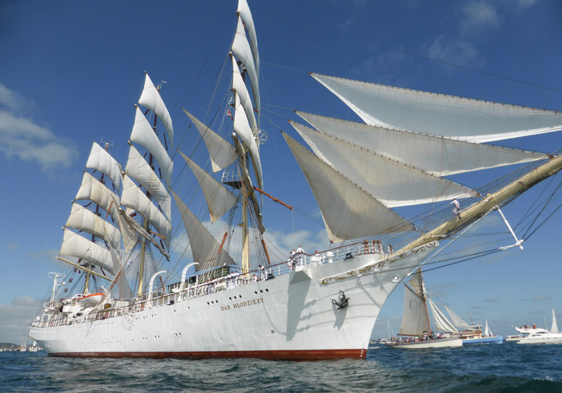 Tall ships in Falmouth 2014