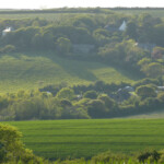 surrounded by countryside