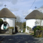 round houses at Veryan round houses at Veryan