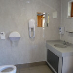 individual shower rooms